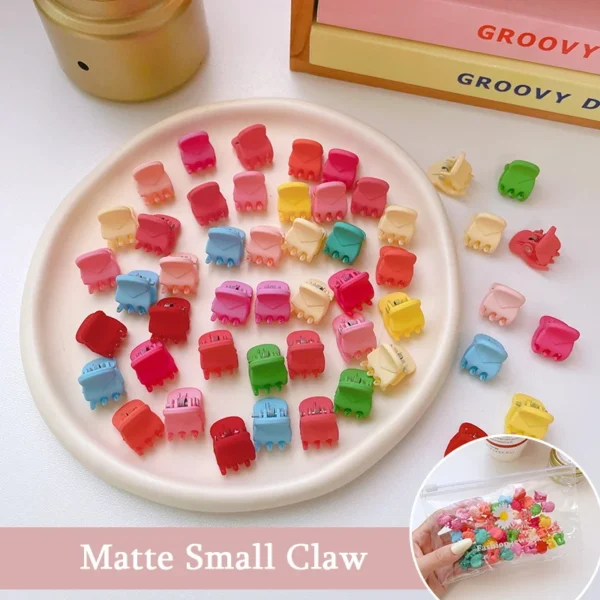 10/20Pcs Girls Cute Cartoons Hair Clips Claw Clip Flower Star Small Hair Claws Children Sweet Hairpins Fashion Hair Accessories - Image 6