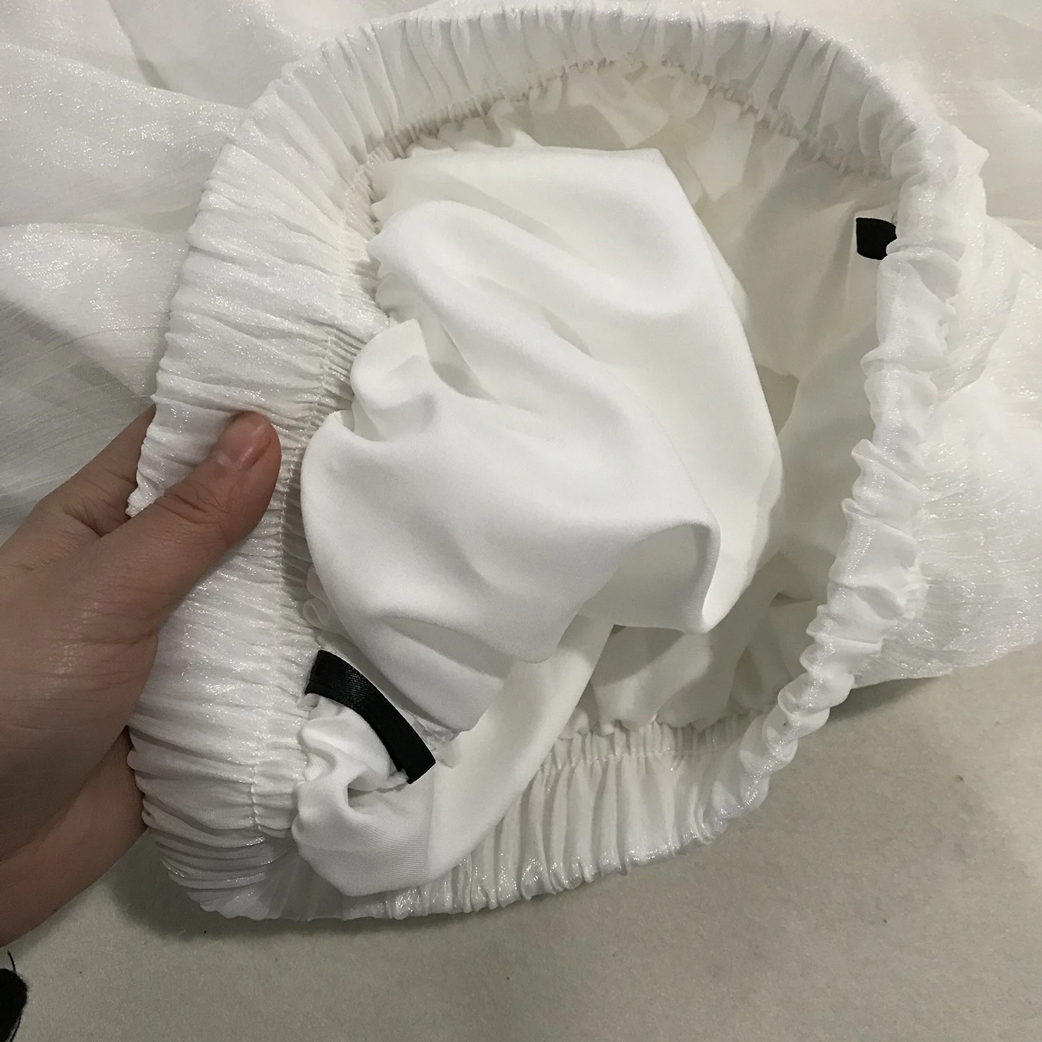 Fashion Women Chiffon Long Skirts High Waist Floor Length Ruffles White Summer Boho Maxi Skirt Saia Longa Faldas - Image 6