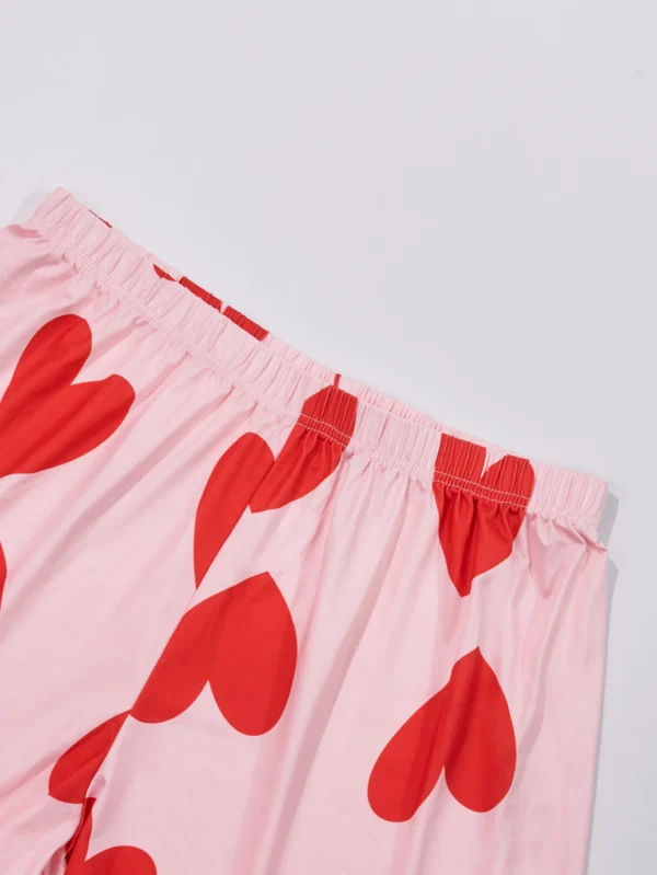 Plus size short sleeved shorts pajamas for women Plus size home wear short sleeved shorts set - Image 3