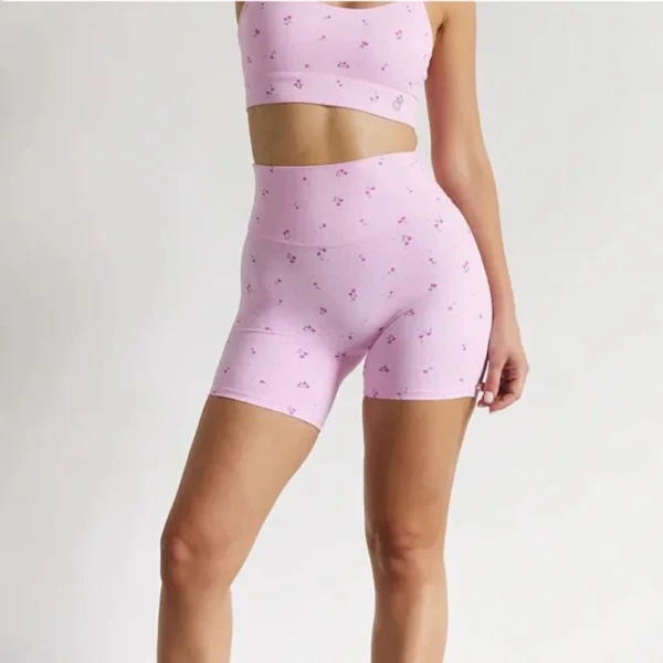HANRAN Matching Workout Set - 2025 Trendy Fitness Bra & Yoga Pants with Built-in Cups - Image 4
