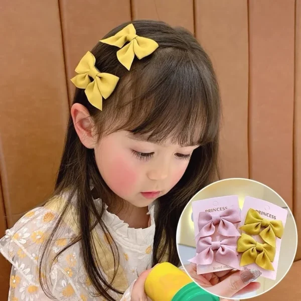 New Cute Bow Headgear Sweet Little Girl Hair Accessories Summer Girls Net Red Clips Baby Hairpins Children Hair Clips Gifts - Image 5