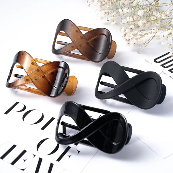 Women Large Hair Clamp Hair Clip Seamless Plastic Duckbill Claw for Women Girls Simple Hairpins Styling Tools Hair Accessories - Image 2