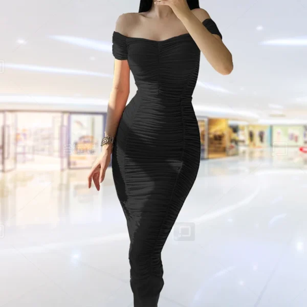 Women Summer Prom Dresses Evening Midi Bodycon Dress Elegant Club Outfits for Wedding Birthday Party - Image 3