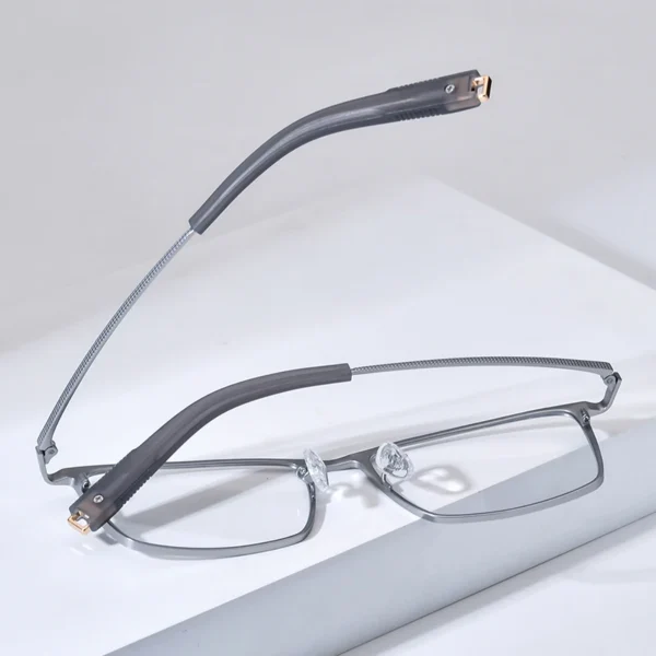 FONEX Titanium Glasses Frame Men New Brand Design Square Eyeglasses High-end Quality Ultralight Japanese Business Eyewear 85874 - Image 3