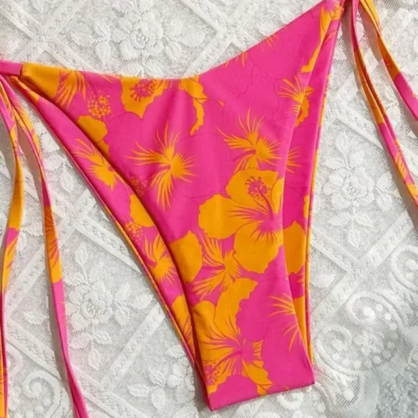 Printed SwimsuitbikiniHigh-end two-piece swimsuit set women - Image 4