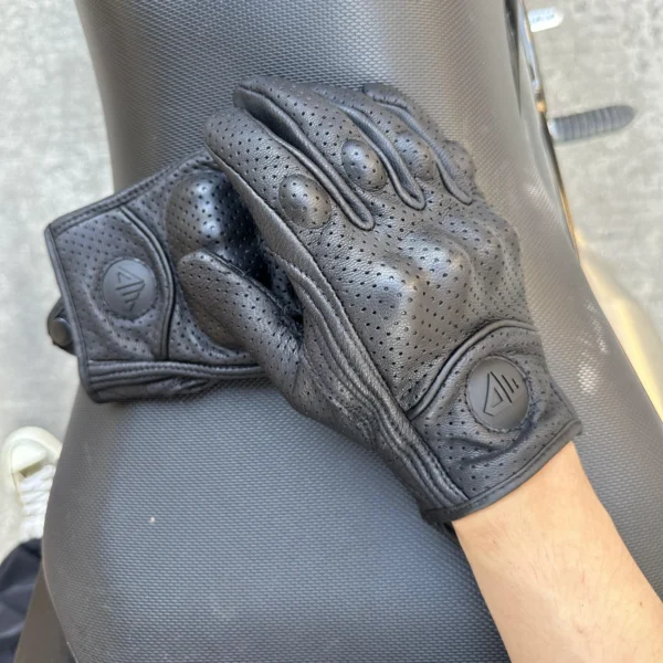 Motorcycle Gloves Men Women Moto Leather Cycling Glove Motorbike ATV Motor S 3XL Bicycle Protection Four Seasons Spring Autumn - Image 3
