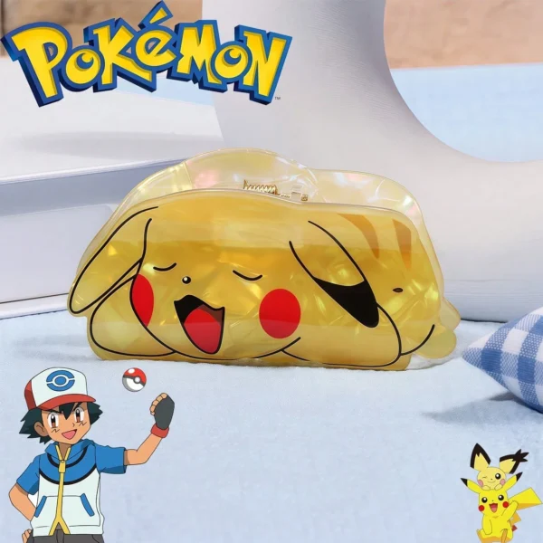 1pc/6pcs pocket monsters Pokemon Pikachu Lightning Element Cute Hair Clip Hair Claw Suitable For Thick Hair - Image 2