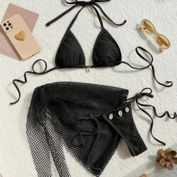 2025  Bikinis Female Swimsuits Women's Three-Piece Swimwear Beach Swim Wear Bathing Suits Brazilian Bikini Set Pool Bather - Image 6