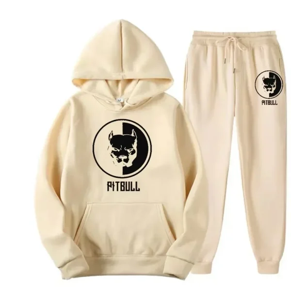 Brand New Spring and Autumn Men's Set Two-piece Hooded Shirt+running Pants Sports Set Casual Men's Sports Shirt Sportswear Hood - Image 5