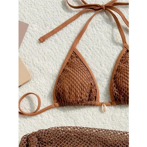 2025  Bikinis Female Swimsuits Women's Three-Piece Swimwear Beach Swim Wear Bathing Suits Brazilian Bikini Set Pool Bather - Image 2