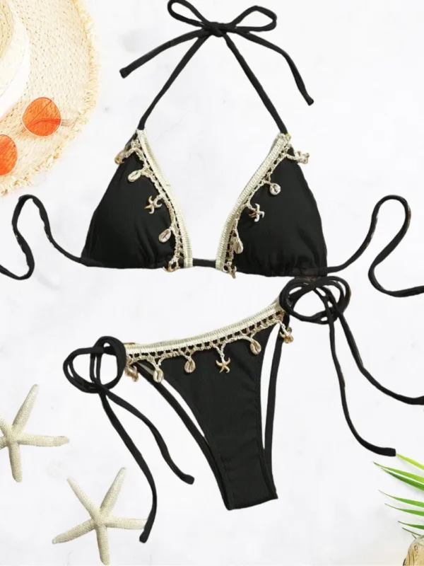 Peachtan thong bikini women push up beach swimwear 2 piece swimsuit 2025 women bikini bathing suit summer women beachwear - Image 3