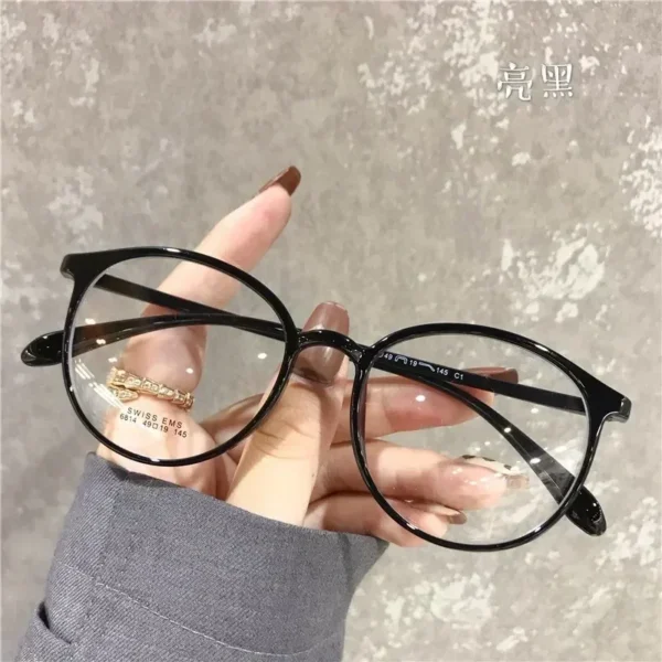 Retro Small Oval Frame Myopia Glasses Minus Glasses Frame with Degree Round Women Nearsighted Eyewear 0 -1.0 1.5 2.0 2.5 To -6.0 - Image 3