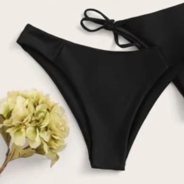 3 Pieces Bikini Set Women Push Up Swimsuit with 2 Bottoms Low & Mid Waist Adjustable Straps Summer Beachwear Bathing Suit 2025 - Image 3