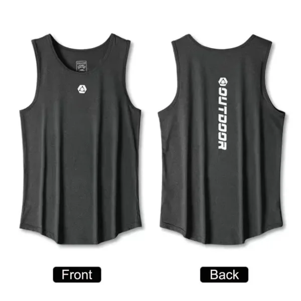 Sport Suits Men Summer Thin Quick Drying Vest+shorts Man's Set Fitness Running Suit Two-piece Set Mesh Ventilation Tracksuit - Image 4