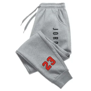 Cross-Border New Autumn and Winter Men's and Women's Sports Pants, Fashionable Letter Print Men's Casual Leggings Sweatpants