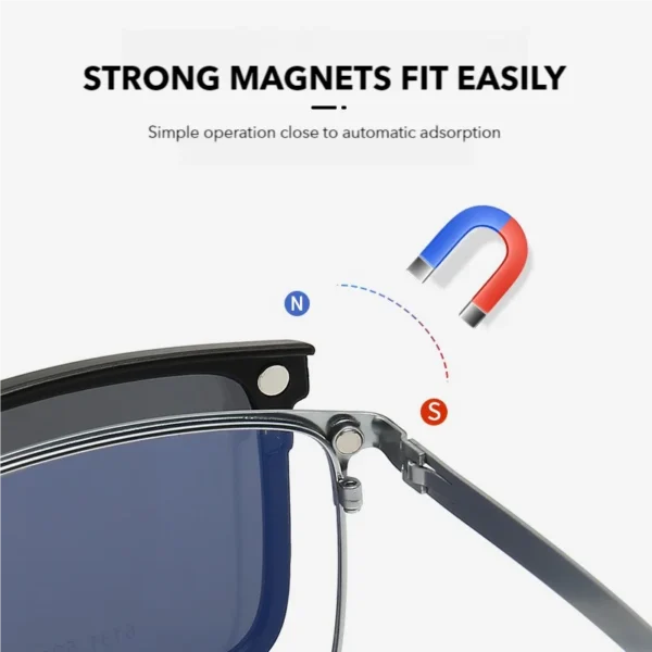 KANSEPT Men Magnets Clip-on Eyeglass Glasses in Trend Lunettes De Lecture Myopia Lenses to Read Eyeglasses Women's Eyepieces - Image 2