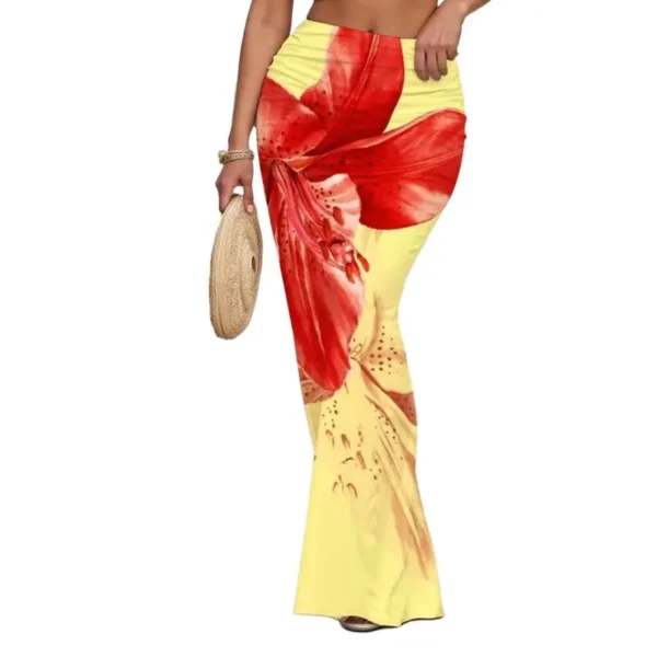 Fashion Butterfly Printed Skirts Womens 2025 Long Skirts For Women Summer Ladies Jupe Bodycon Knit Hip Skirt Beach Saia - Image 3