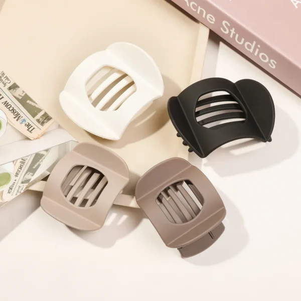 New Large Small Sizes PC Hair Clips for Women Non-slip Hair Accessories Vintage Arc Shaped Duck Claw Hairpins Girl Barrettes - Image 3
