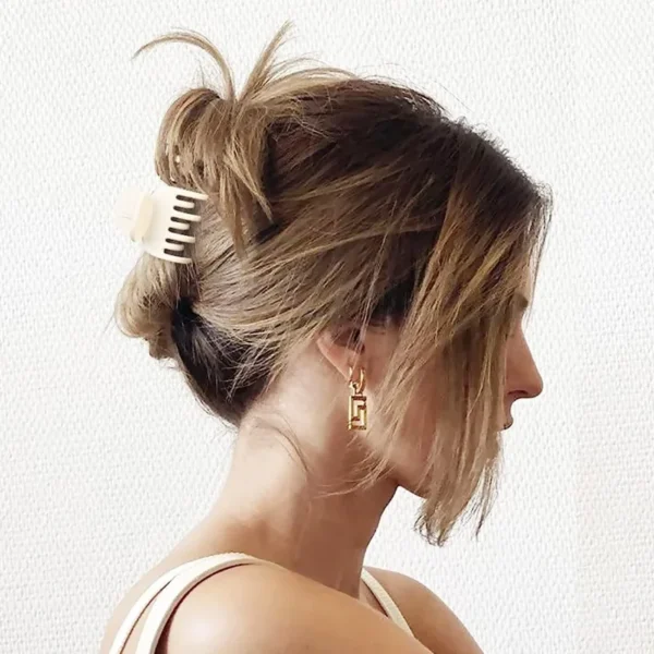 4Pcs Small Hair Claw Clips for Women Double Row Teeth Medium Hair Claws Girls Hairpins for Thin Hair Fashion Hair Accessories - Image 2