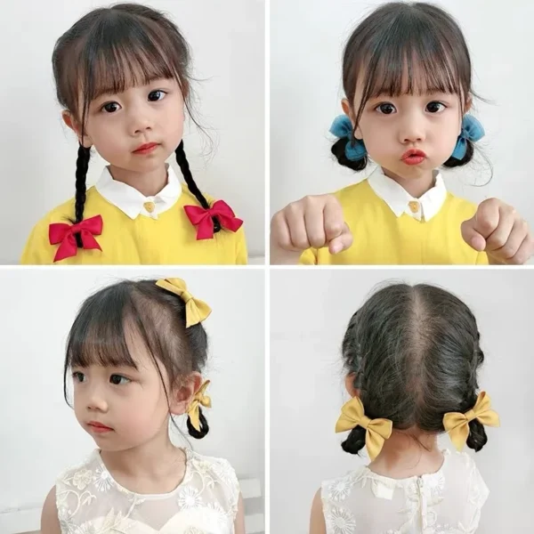 New Cute Bow Headgear Sweet Little Girl Hair Accessories Summer Girls Net Red Clips Baby Hairpins Children Hair Clips Gifts - Image 6