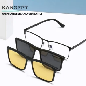 KANSEPT Men Magnets Clip-on Eyeglass Glasses in Trend Lunettes De Lecture Myopia Lenses to Read Eyeglasses Women's Eyepieces
