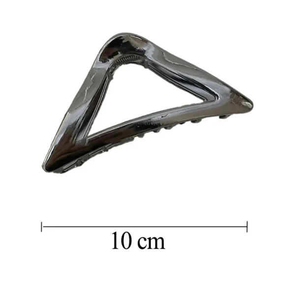 New Punk Geometric Metal Gold Silver Simple Hair Clip Claw for Women Trendy Large Crab Catches Clamp Korea Headwear Accessories - Image 6