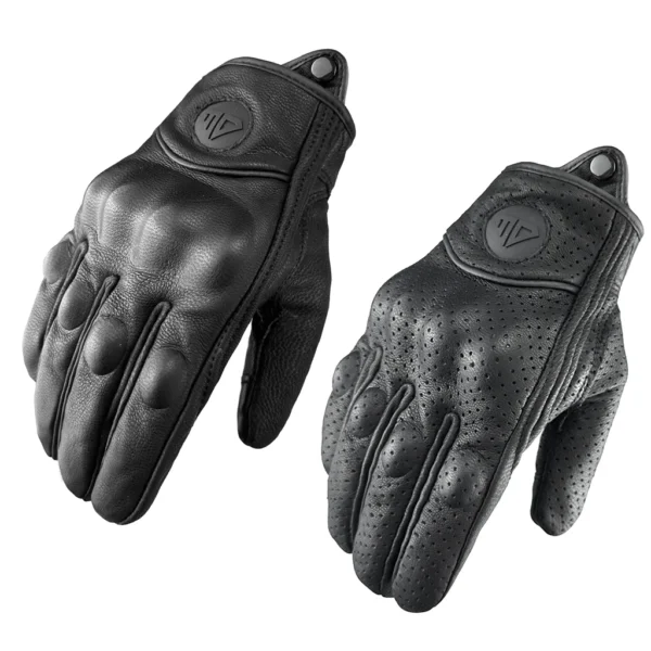 Motorcycle Gloves Men Women Moto Leather Cycling Glove Motorbike ATV Motor S 3XL Bicycle Protection Four Seasons Spring Autumn