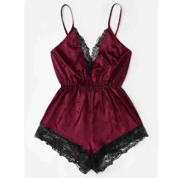 Sexy Lingerie Sleepwear Sling Silky Comfortable Nightwear Womens Silk Satin Sleeveless Robe Kimono Robe Short Bathrobe Pajamas - Image 6