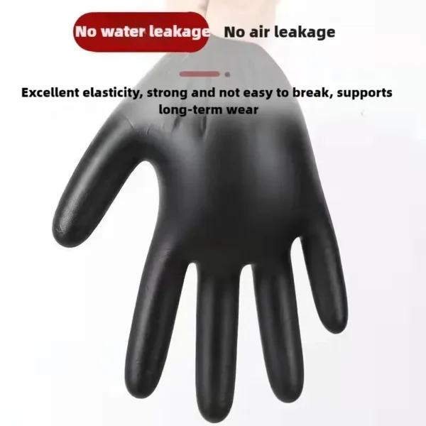Disposable Nitrile Waterproof Gloves Dish Washing Kitchen Household Gloves Dog Wash Cleaning Glove for Food Working Latex Gloves - Image 4