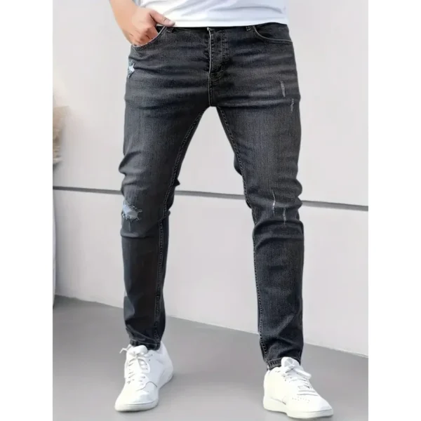 Men's Jeans Casual Spring and Autumn Skinny Pencil Pants Cheap and Good Quality American Style Stretch Big Size Trousers for men - Image 3