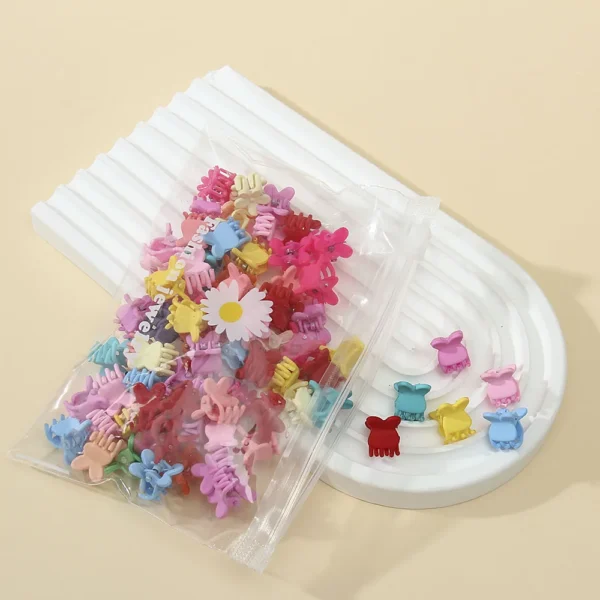 30Pcs/Bag 1.5cm Woman Mini Hair Claws Colorful Crab Hair Clips for Girls Baby Sweet Hairpins Hair Accessories Barrettes Gift - Image 6