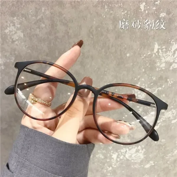 Retro Small Oval Frame Myopia Glasses Minus Glasses Frame with Degree Round Women Nearsighted Eyewear 0 -1.0 1.5 2.0 2.5 To -6.0 - Image 2