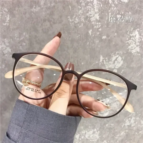 Retro Small Oval Frame Myopia Glasses Minus Glasses Frame with Degree Round Women Nearsighted Eyewear 0 -1.0 1.5 2.0 2.5 To -6.0 - Image 4