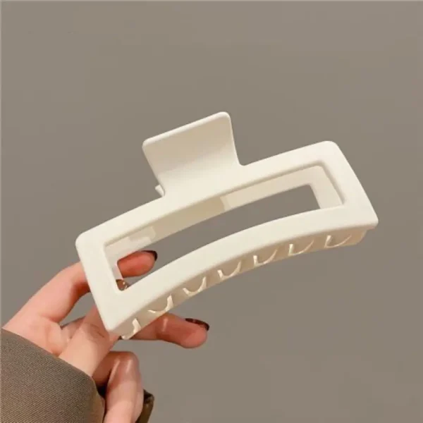 New Large Grab Clip Women Candy Color 13cm Square Hair Clip Back Head Hair Volume Shark Clip Headpiece - Image 3