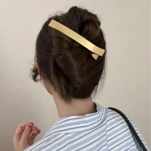 Korean Women Elegant Hair Clips Barrettes for Girls Metal Hair Claws Hairpin Bangs Duckbill Clip Ponytail Fashion Accessories