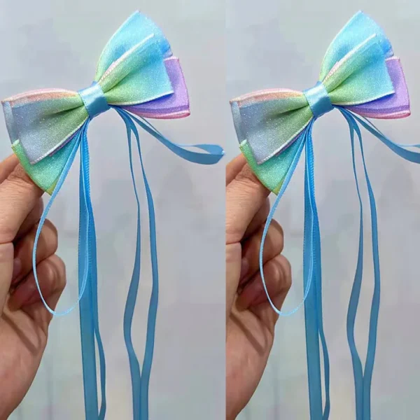 New Chinese Style Gradient Bow Tassel Hairpins Children Sweet Girls Lovely Hair Clips Women Barrettes Hairgrips Hair Accessories - Image 6