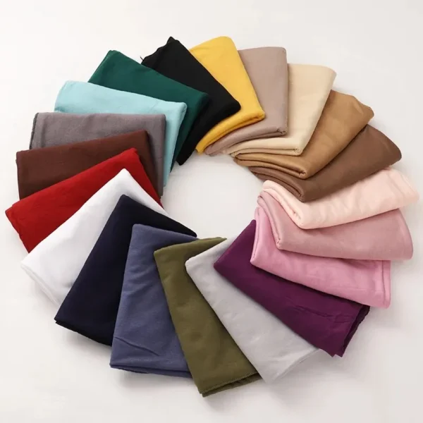 Modal Cotton Jersey Hijab Scarf Long Muslim Shawl Plain Soft Turban Tie Head Wraps For Women Africa Headband 170x60cm - Image 4