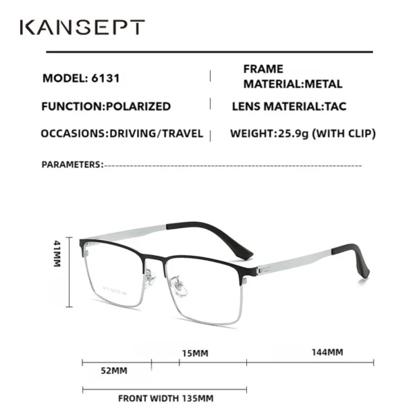 KANSEPT Men Magnets Clip-on Eyeglass Glasses in Trend Lunettes De Lecture Myopia Lenses to Read Eyeglasses Women's Eyepieces - Image 4