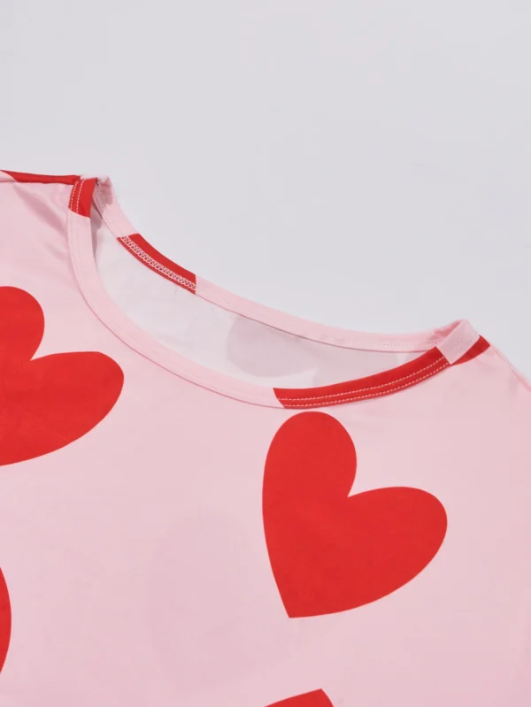 Plus size short sleeved shorts pajamas for women Plus size home wear short sleeved shorts set - Image 2