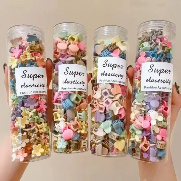 50PCS/Set Cute Hair Claws Small Size Mini Hairpin Hair Clips For Girls Korean Side Clip Bangs Clip Women Sweet Hair Accessories - Image 3