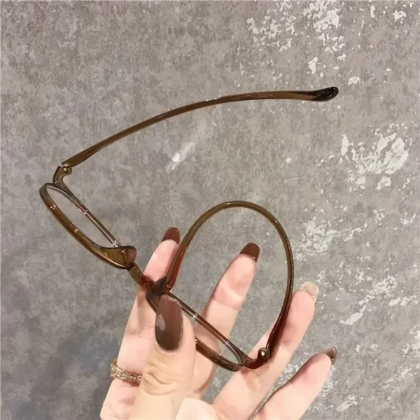 Retro Small Oval Frame Myopia Glasses Minus Glasses Frame with Degree Round Women Nearsighted Eyewear 0 -1.0 1.5 2.0 2.5 To -6.0 - Image 5