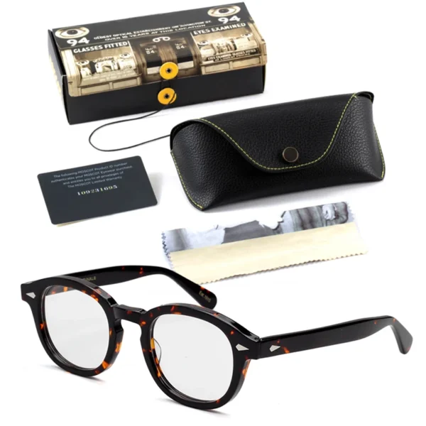 Johnny Depp Lemtosh Eyeglasses Frame Men Optical Glasses Women Computer Goggles Clear Lens Luxury Brand Vintage Acetate Frame - Image 2