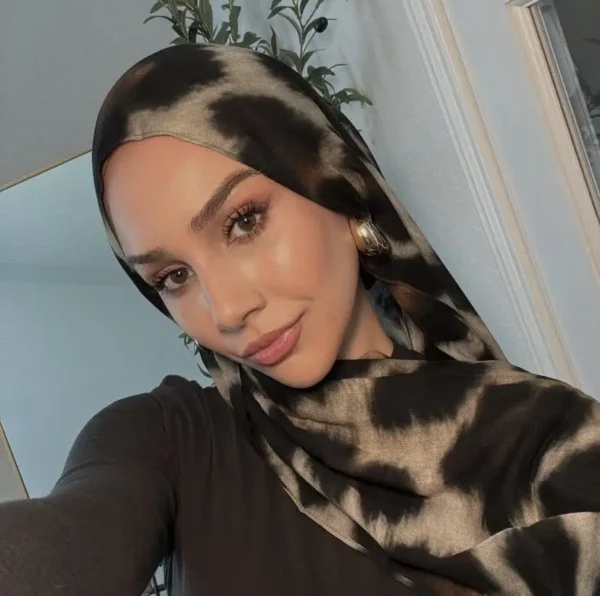 New Print Floral Chiffon Hiajb Scarf Printed Hijabs Headscarf Veil Oil Painting Style Hijabs for Women Turban Islamic Gifts