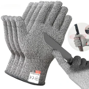 HPPE Level 5 Safety Anti Cut Gloves High-strength Industry Kitchen Gardening Anti-Scratch Anti-cut Glass Cutting Multi-Purpose